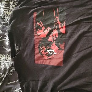 Persona 5 t-shirt size large black and red